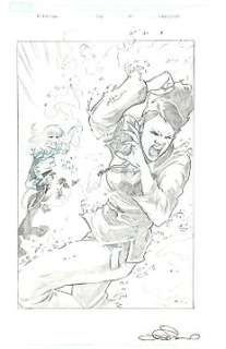  - X-Factor 216 - Emanuela Lupacchino - Original Splash Page with Ballistique - Autre - (2011) 