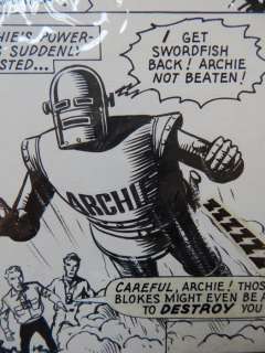 Kearon, Edward - Originele pagina - Archie, de man van Staal - The Lost World - (1973) | Catawiki