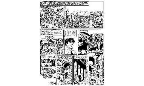 CHAILLET Gilles Â«VascoÂ». Encre de Chine noire pour la planche 27 de l’album | Tessier Sarrou