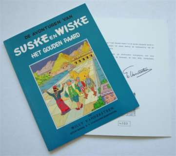 Suske en Wiske Het gouden Paard | Zwiggelaar Auctions