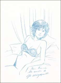 Denayer. Dessin dédicacé Wayne Shelton | BDEnchères