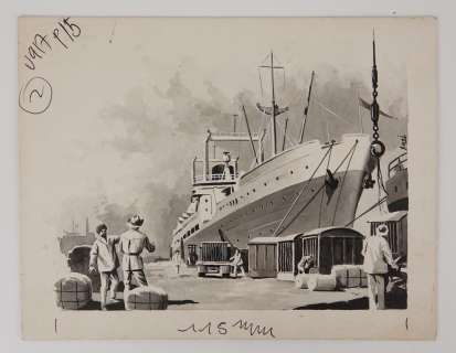 Xavi Illustration... | XAVI Illustration représentant un bateau pour du rédactionnel... | Vermot et Associés