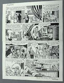 Ric Hochet -  Pour les Resto du CÅ“ur..De Tout CÅ“urÂ - Planche originale offerte par Tibet en 1989 | Catawiki