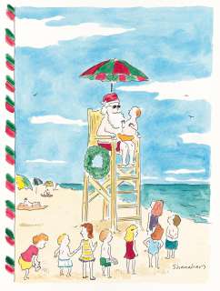 DANNY SHANAHAN (1956-2021) (NEW YORKER) "Kringle on the Beach." | Swann Galleries