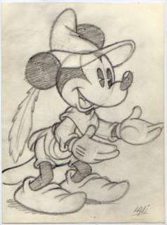 Xavi  (Xavier Vives Mateu) - Original drawing - MICKEY, Brave Little Tailor 1938 - EO - (2015) | Catawiki