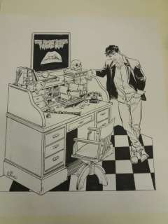 Dylan Dog - Illustrazione originale firmata - Page volante - (2018) | Catawiki