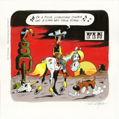 Gil Formosa, Morris (Concept) | Lucky LUKE -MORRIS | 2DGalleries