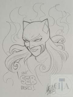Lot 422 - Lafuente/Hellcat. Dessine original realise a la mine de…