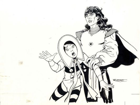 Julio Ribera | Original Cover. Le vagabond des Limbes 18. Les contrebandiers du futur | 2DGalleries