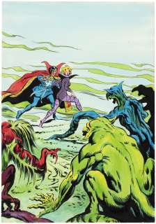 DR. STRANGE SPANISH COMIC BOOK COVER ORIGINAL ART BY RAFAEL LÓPEZ ESPÍ. | Hake’s
