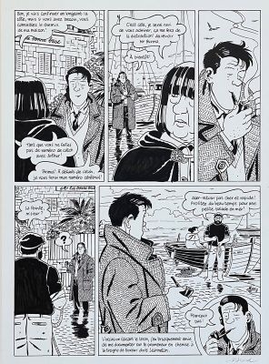 François Ravard, Jacques Tardi (Concept), Léo Malet (Scénariste) | Planche originale Nestor Burma | 2DGalleries