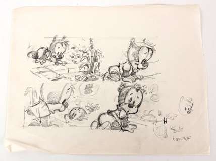 Marin Claude Disney Mine... | MARIN Claude Disney Mine de plomb Pliures 25 x 32 ... | Vermot et Associés