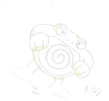 Sugimori Ken - Pokemon | Pokemon – Tartard – Genga – 1000 | La Galerie de la Bande Dessinée