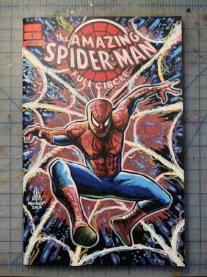 1/1 Original Sketch Cover Amazing Spider-Man Full Circle #1 Marvel Comics Mangum | eBay US (Buy It Now)