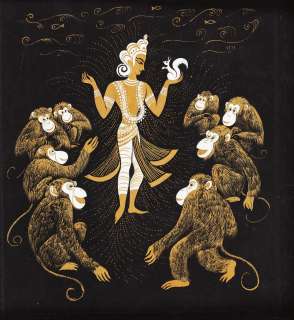 Julitta Karwowska-Wnuczak (1935) | Julitta Karwowska-Wnuczak | "Opowieści staroindyjskie", projekt ilustracji, 1965 | Desa Unicum