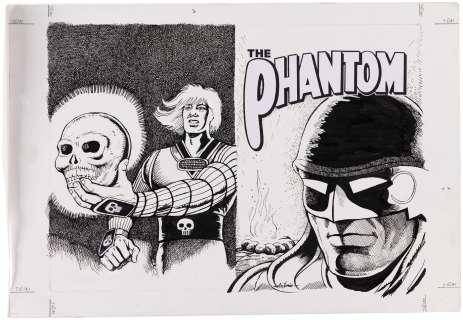 THE PHANTOM #1333 COVER ORIGINAL ART BY ANTONIO LEMOS. | Hake’s