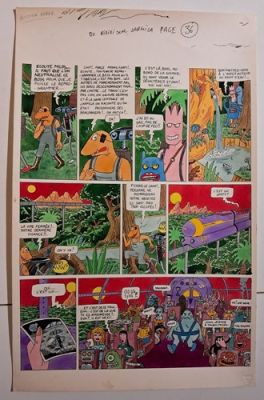 MAX . PLANCHE ORIGINALE COULEURS DIRECTES SPOTY RIFIFI SUR JARMILA . HUMANOS . | eBay Europe (Buy It Now)