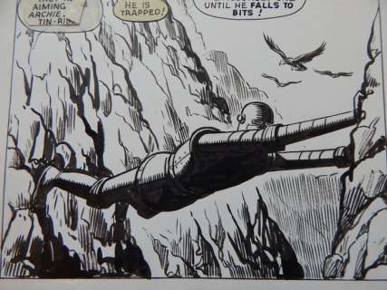 Kearon, Edward - Originele pagina - Archie, de man van Staal - The Death Lizard - (1970) | Catawiki