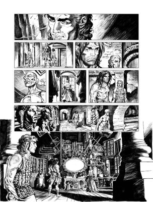 Paolo Martinello | CONAN IL CIMMERO: INTRUSI A PALAZZO pag.42 | Avalon Comic Art