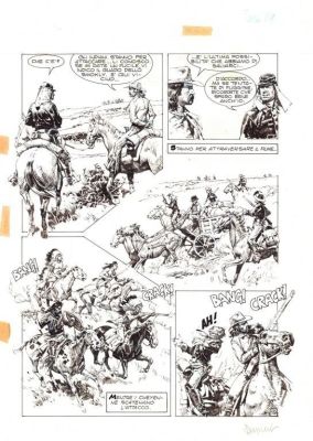 Lot 672 - Serpieri. Planche originale La règle du jeu | BDEnchères