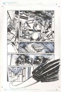 STAR WARS LEGACY ISSUE 16 PAGE 2 ORIGINAL ART BY BRIAN THIES ( AINA SOLO )