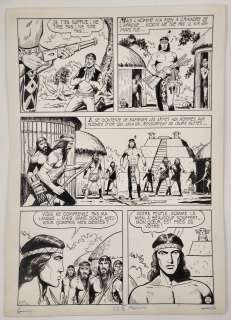 Joseph Garcia (Xxème), Kocis, Planche Originale N°22 Publiée Dans La 1Ère Série Ivanhoé N°6 "Pour Sauvé Richard" En 1960, Puis En 2011 Sous Forme Un Cahier En Format À L’italienne Encarté Dans La Couverture Et Qui Reprend 12 Aventures Publiées Dans Ivanhoe En 1960 Et 1961, Encre de Chine Sur Papier, Dim. 32,5 X 23 Cm. |  | misc / divers