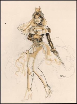 Meynet. Croquis original Sauvage | BDEnchères
