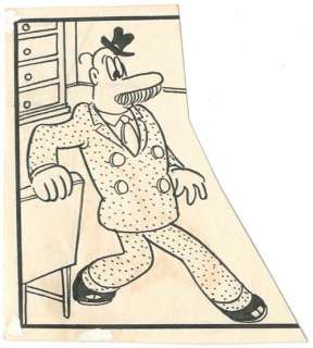 Osamu Tezuka Handwritten manuscript piece "Taeashi Keibu" | Mandarake (Big Web)