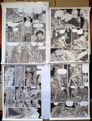 Erich Von Gotha... | Lot 174 - Erich VON GOTHA (né en 1924) Quatre planches originales... | misc / divers