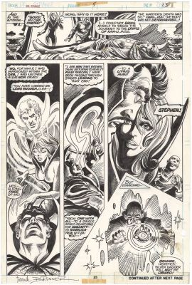 Frank Brunner | Doctor Strange #5 p23 (Signed) | Nostalgic Investments