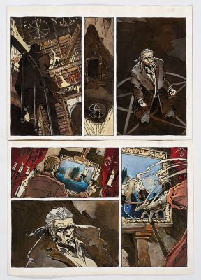 Sorel Guillaume L’île... | Lot 22 - Sorel Guillaume L’île des morts - Planche n°44 Encre... | Tessier Sarrou