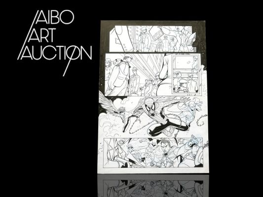 Andie Tong Spectacular... - Lot 57 - Andie Tong Spectacular Spiderman & Special Spidey UK Spiderman Planche...