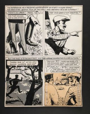 Ensemble de Deux... | Lot 336 - Ensemble de deux planches de bande dessinée érotique... | Oger-Blanchet