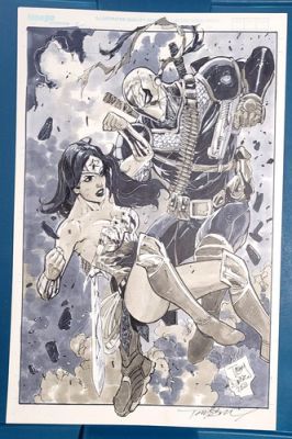 Tony S. DANIELS ~ WONDERWOMAN vs DEATHSTROKE ~ 2021 | eBay US