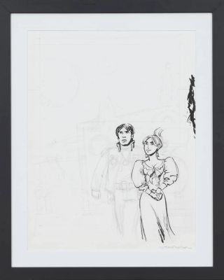 Jean-Claude Mézières (1938-2022) | Lot 178 : Valérian, L’Avenir est avancé 2019 Crayon et encre de Chine sur… | Fauve Paris