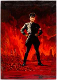 Bob Engle - Loyalty is My Honor Cover Original Art (Pyramid Books, 1965).