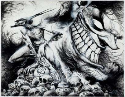 Jonathan Wayshak "Joking Aside" Batman/Joker Painting Original Art (2014). Created for use as - | Heritage