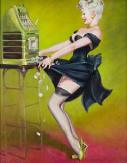 American Artist - Pin-Up Painting Original Art (Undated). | ... | Heritage