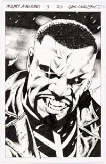 Greg Land And Jay Leisten | Mighty Avengers #9 Splash Page 20 Original Art (Marvel, 2014). | Heritage