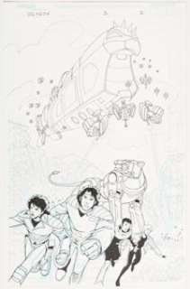 Devil‘s Due Publishing Artists Voltron: Defender of the Universe #3 Story Page 2 Original Art (Devil‘s Due, 2004)....
