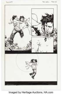 Zach Howard - The Cape #1 Story Page 20 Original Art (IDW, 2010)....