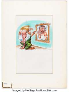 Al Jaffee | Al Jaffee’s Mad (Yecch!) Monstrosities Back Cover Illustration Original Art (Warne... | Heritage