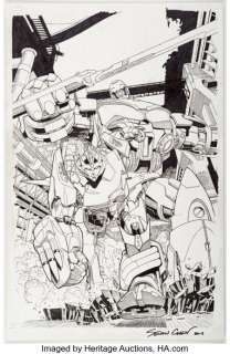 Chen, Sean | Sean Chen The Transformers: More Than Meets the Eye #17 Variant Cover Original Art (IDW, 2013).... | Heritage
