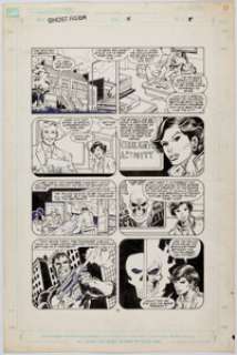 Saltares, Javier | Javier Saltares and Mark Texeira Ghost Rider #5 Story Page 8 Original Art (Marvel, 1990).... | Heritage