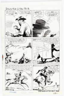 Ayers, Dick | Dick Ayers and Paul Reinman Two Gun Kid #67 Story Page 10 Original Art (Marvel, 1964). ... | Heritage