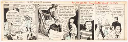 Caniff, Milton | Milton Caniff Terry and the Pirates Daily Comic Strip Original Art dated 1-10-35 (Chicago Tribune, 1935). ... | Heritage