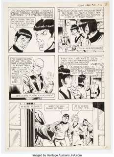 Giolitti, Alberto | Albert Giolitti Star Trek #31 Story Page 9 Original Art (Gold Key, 1975).... | Heritage