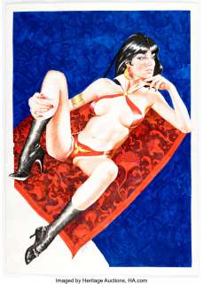 Gonzalez, Jose "Pepe" | José "Pepe" Gonzalez - Vampirella Illustration Original Art (2005).... | Heritage
