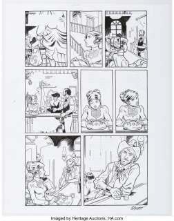 Hurtt, Brian - Brian Hurtt The Sixth Gun #7 Story Page 9 Original Art (Oni Press, 2010)....