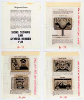 Jaffee, Al | Al Jaffee Al Jaffee’s MAD Inventions "Chapter Fifteen - Signs, Designs and Symbol-Minded Fun" Original Art Group o... (Total: 16 Items) | Heritage